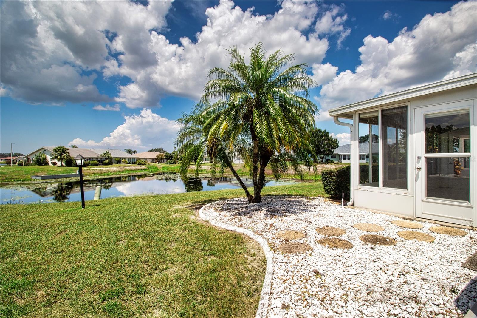 Backyard view