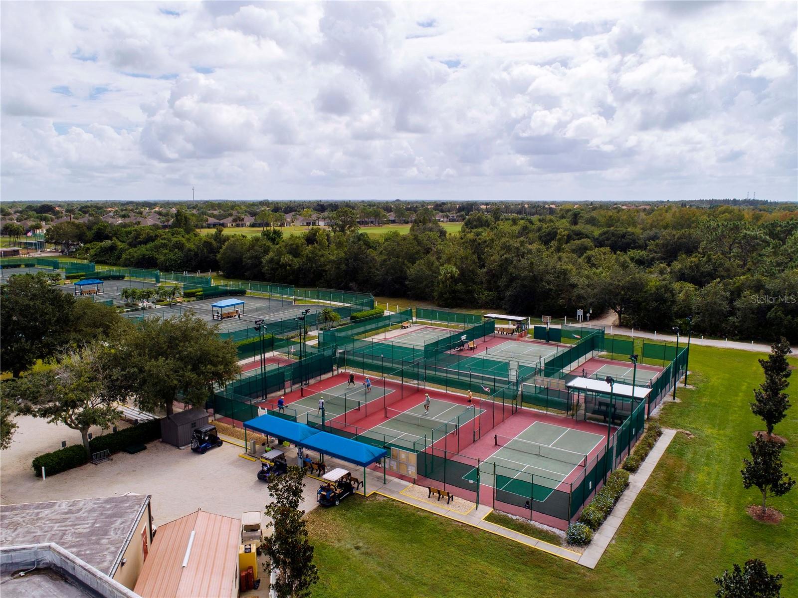 Sport courts, dog park