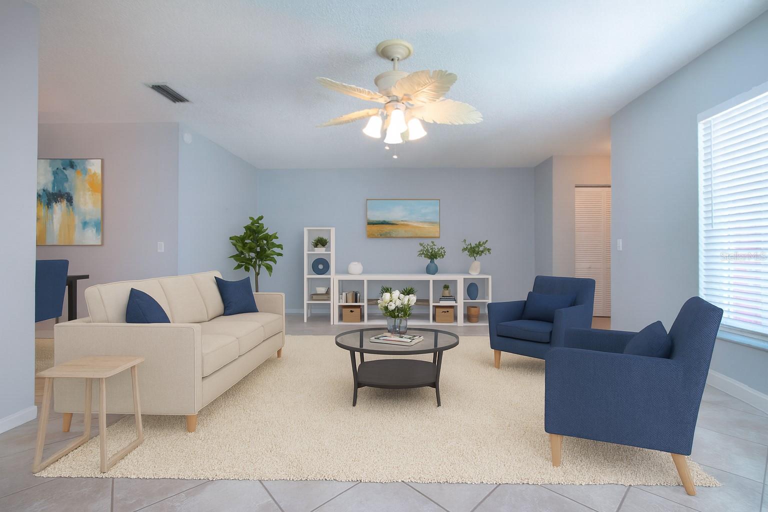 Living Room  (staged)