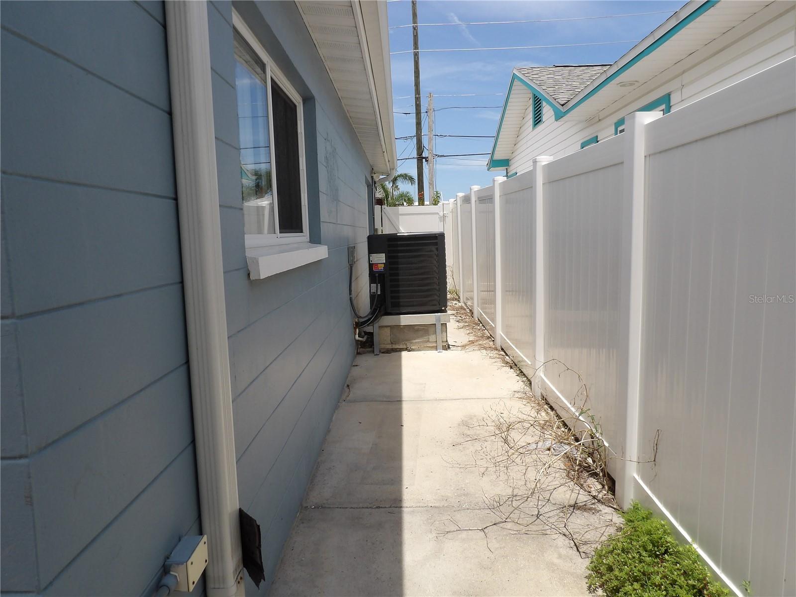 Side of house