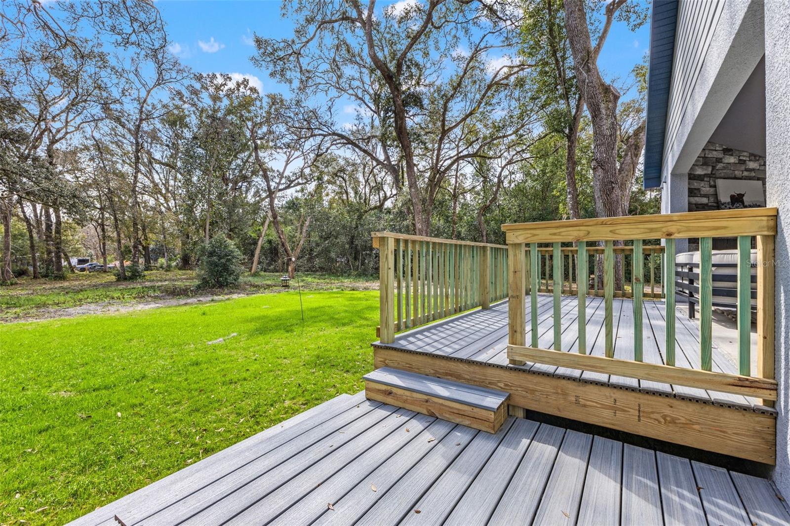 Deck with Grill station and gas hookup