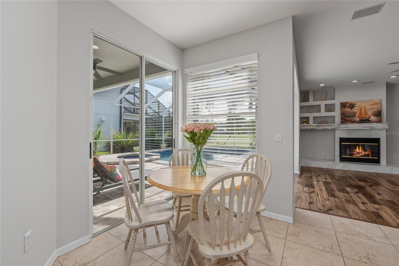Sunny breakfast nook