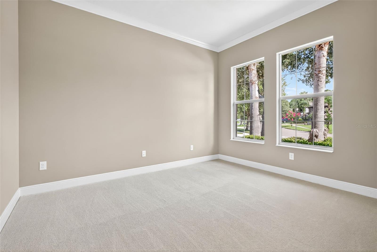Front flex room can be used as an office, play space, or use as a second living area.
