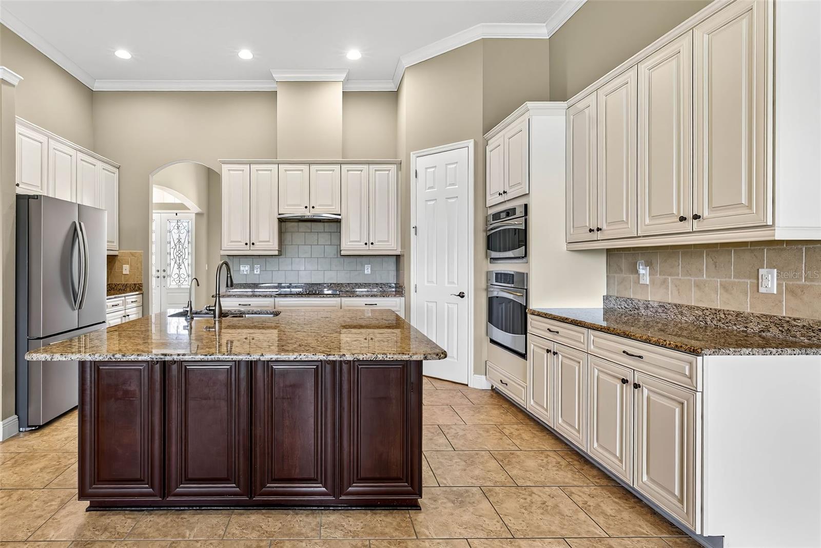 Beautifully light with natural stone colors.
