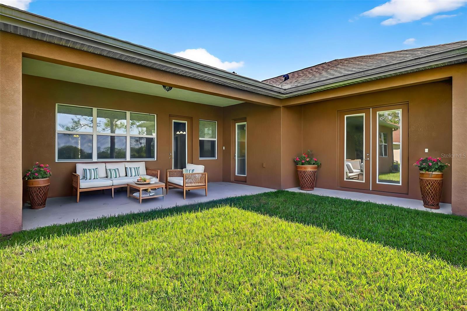 Lanai can be extended, or add a pool and still have yard space.