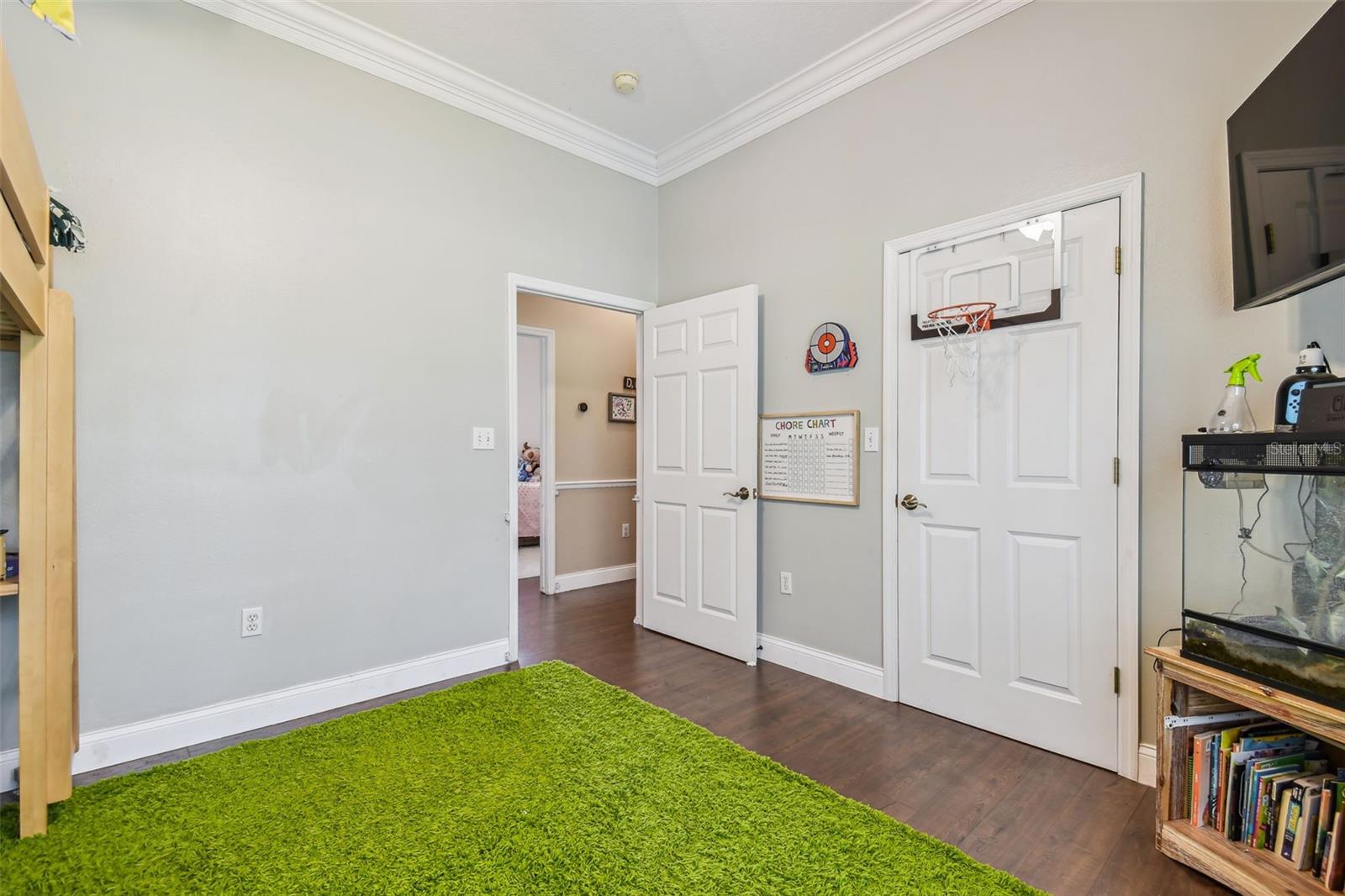 One of the 2 extra bedrooms in main home
