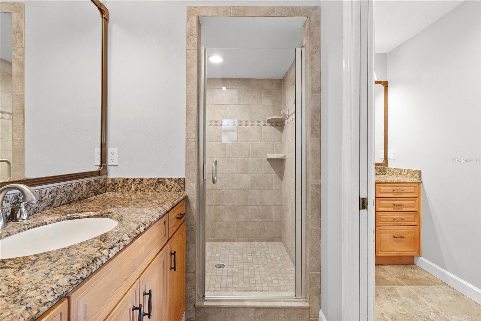 Master Bath with step in shower
