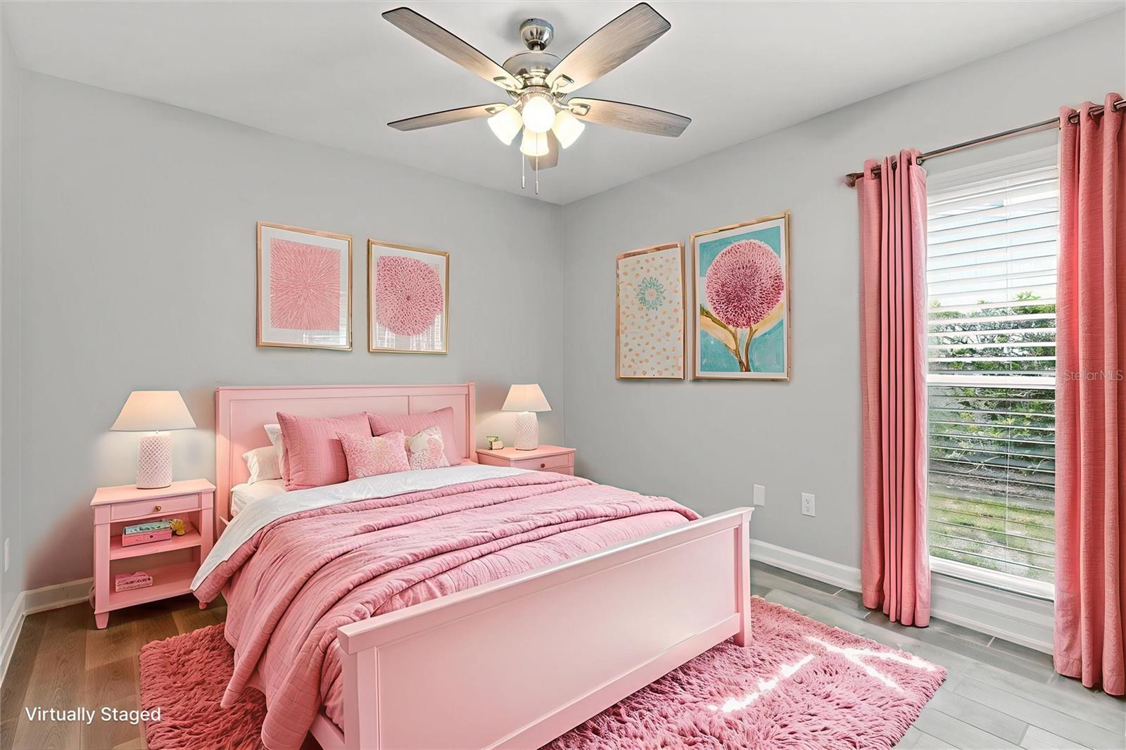 Virtural staged Guest bedroom #2