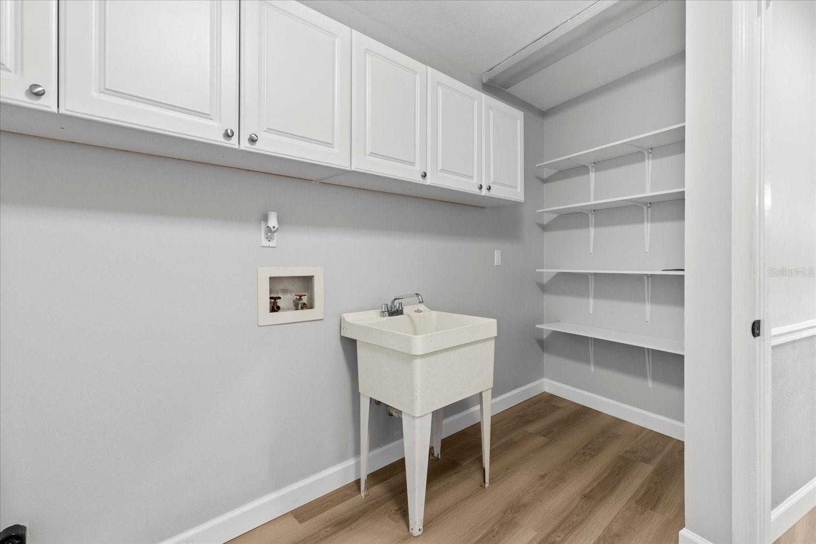 Laundry room and extra Pantry Storage
