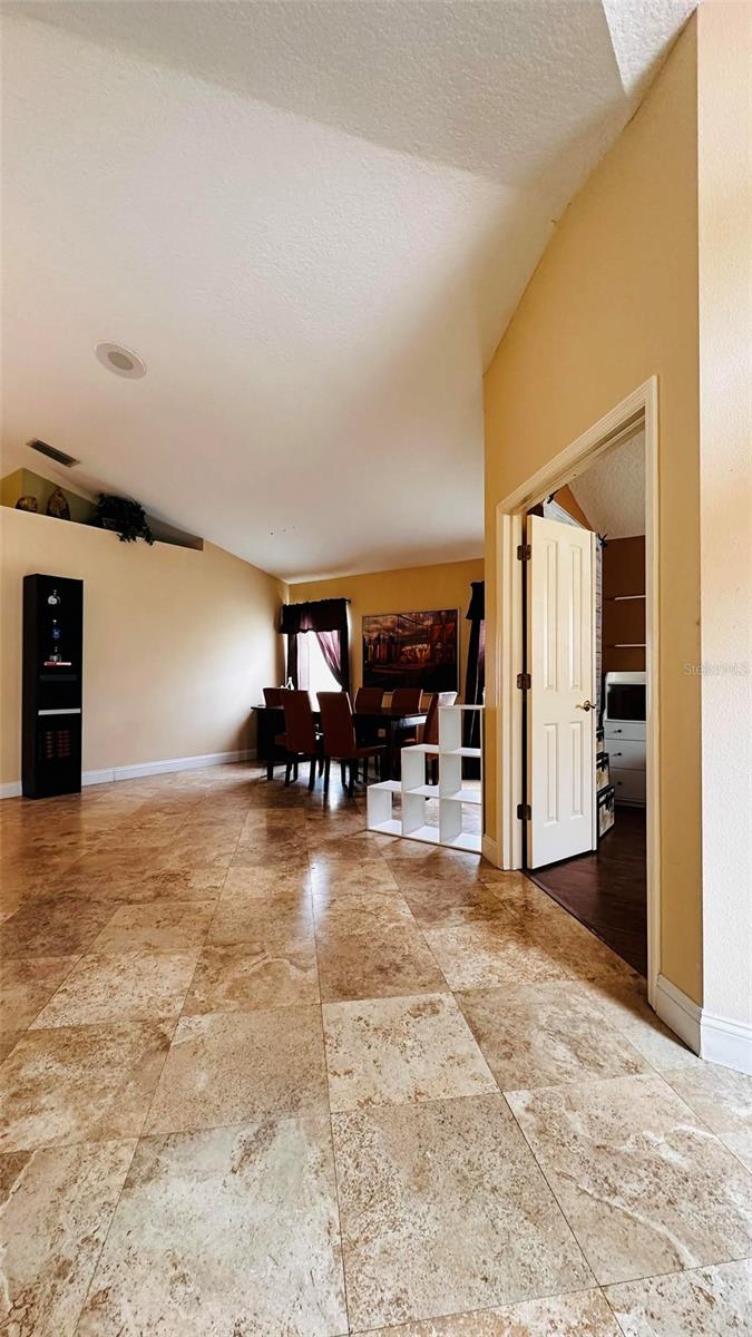 Dining Room / French Doors To Den On Right