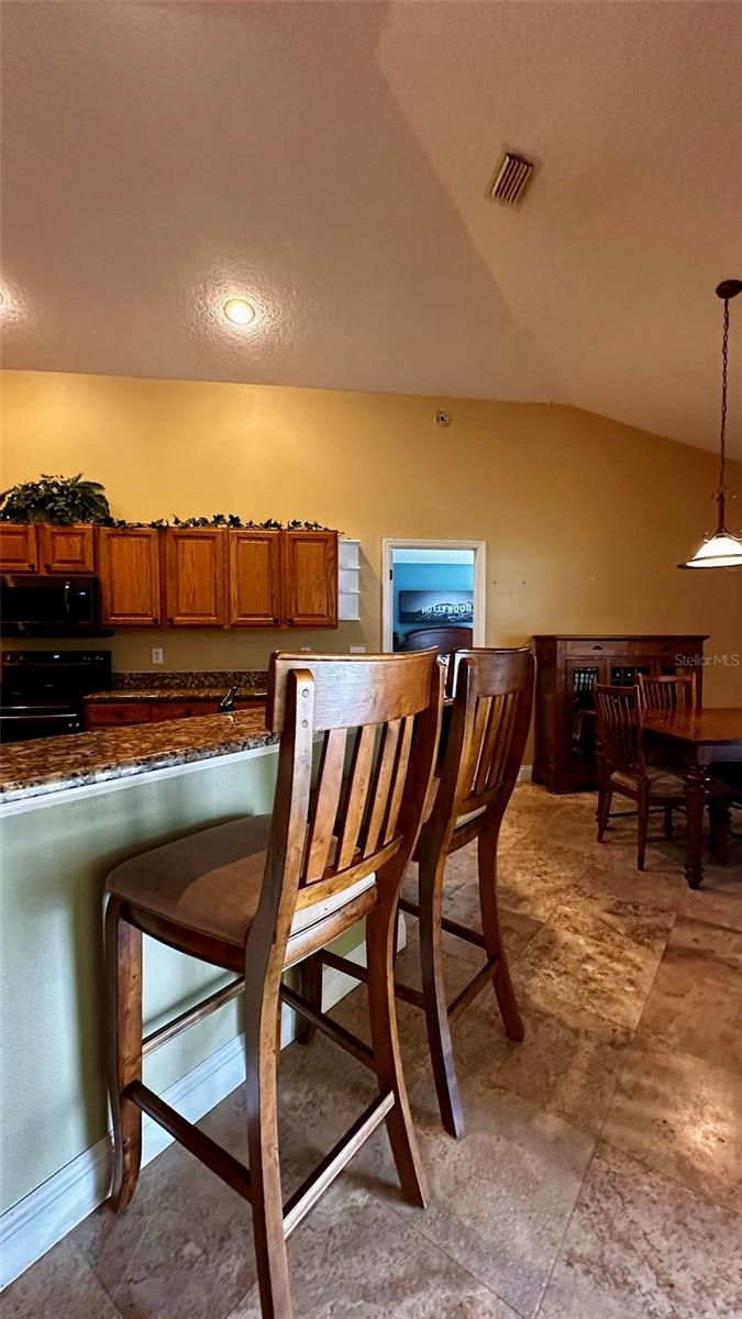 Breakfast Bar Overlooking Kitchen