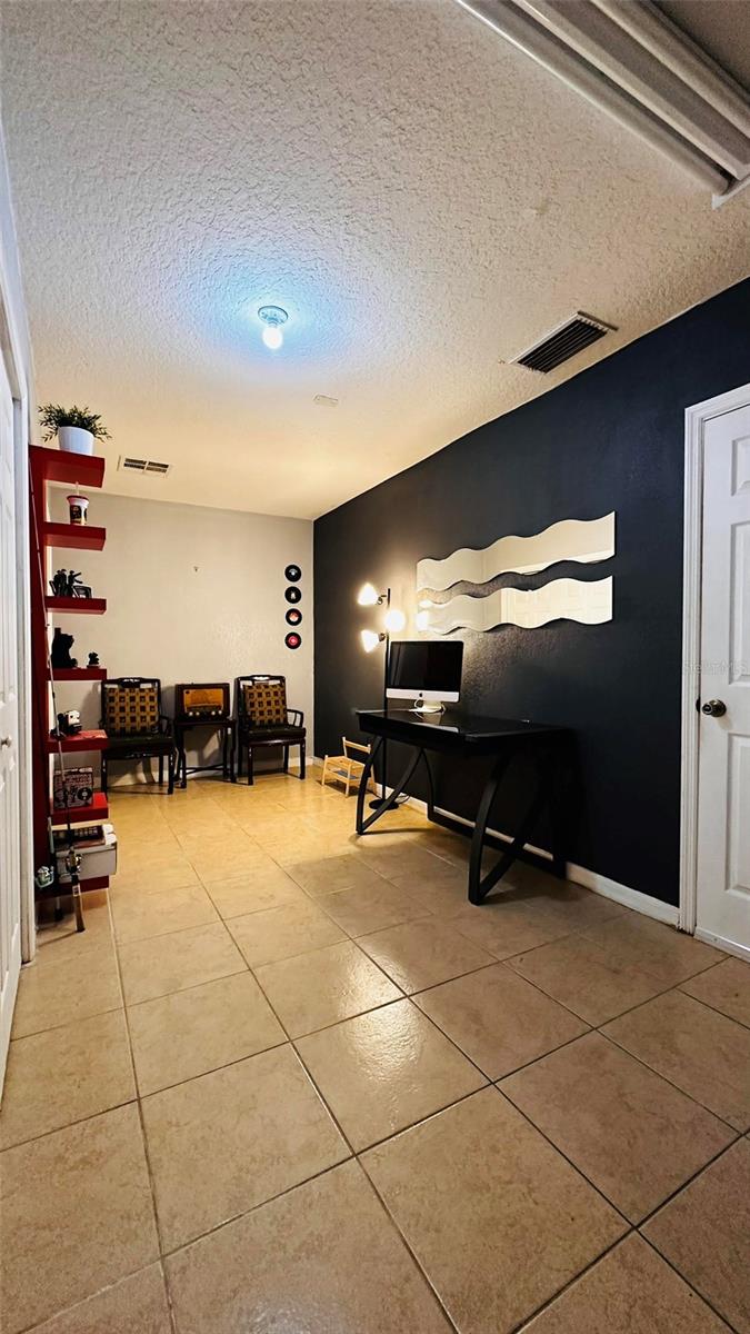 Attached Office In Garage