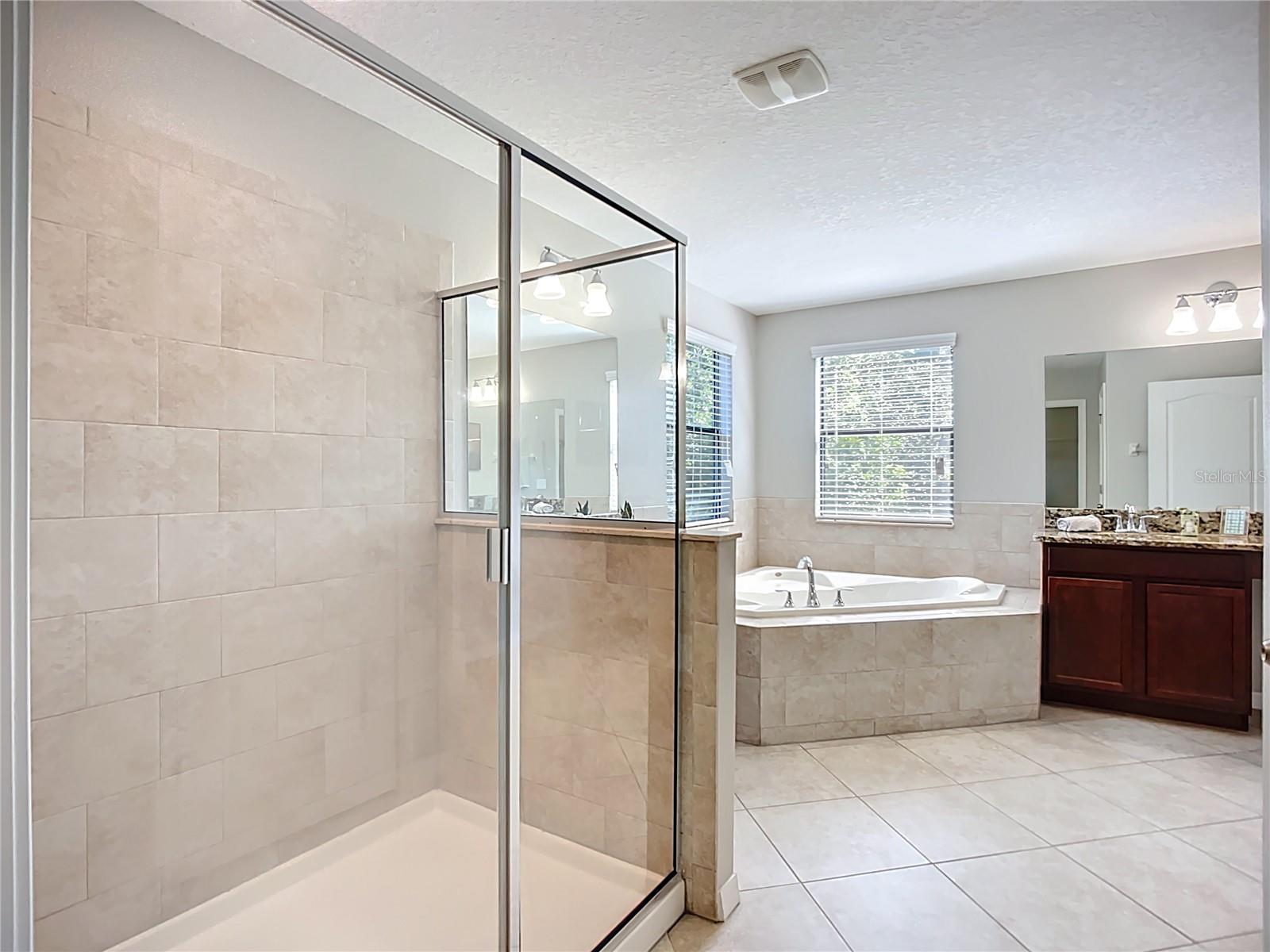 large shower