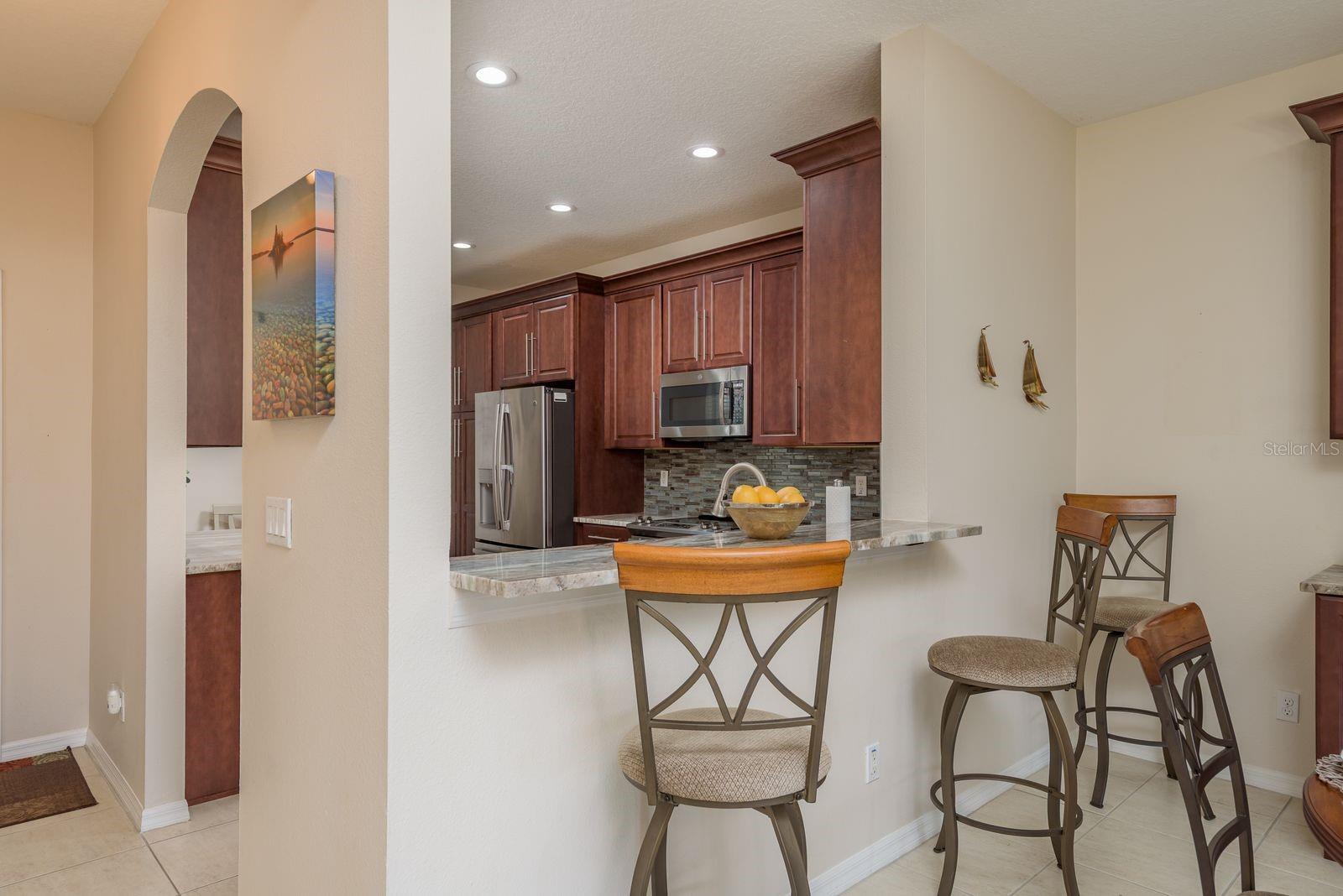 BREAKFAST BAR AREA