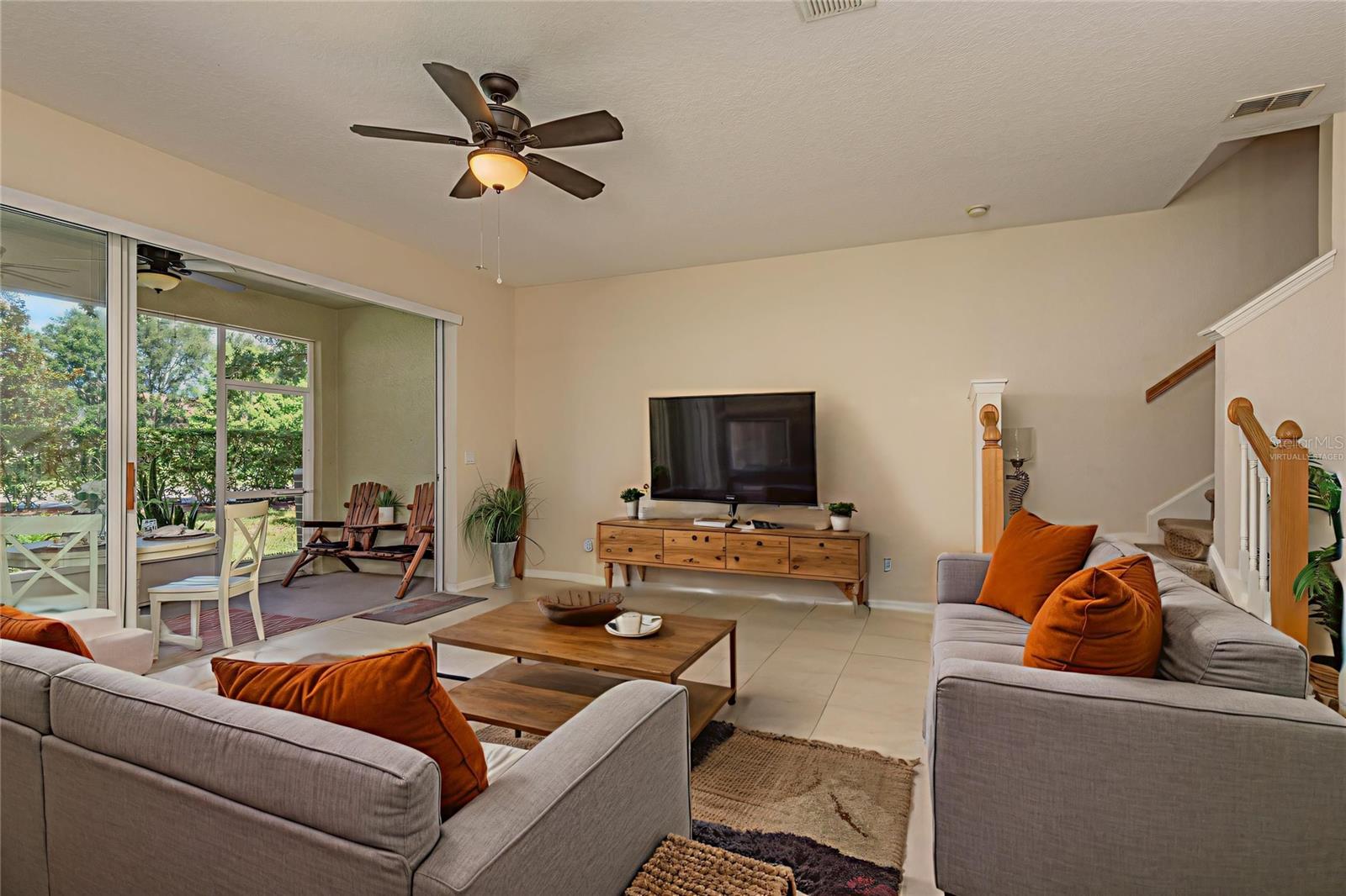 VIRTUALLY STAGED LIVING ROOM