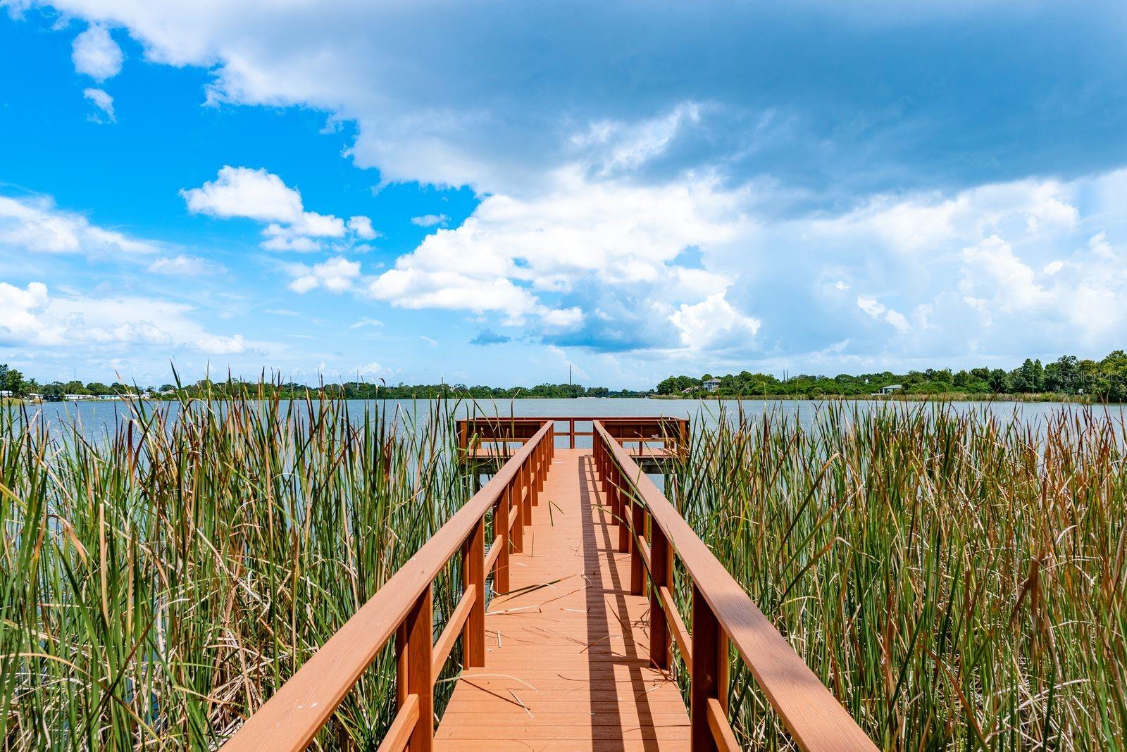 PIER TO ENJOY THE LAKE STEPS FROM YOUR FRONT DOOR!