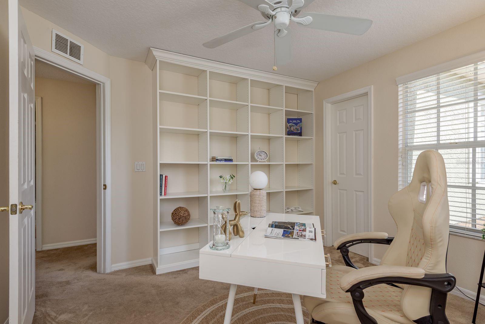 BED 2 / OFFICE WITH BUILT INS AND WALK IN CLOSET