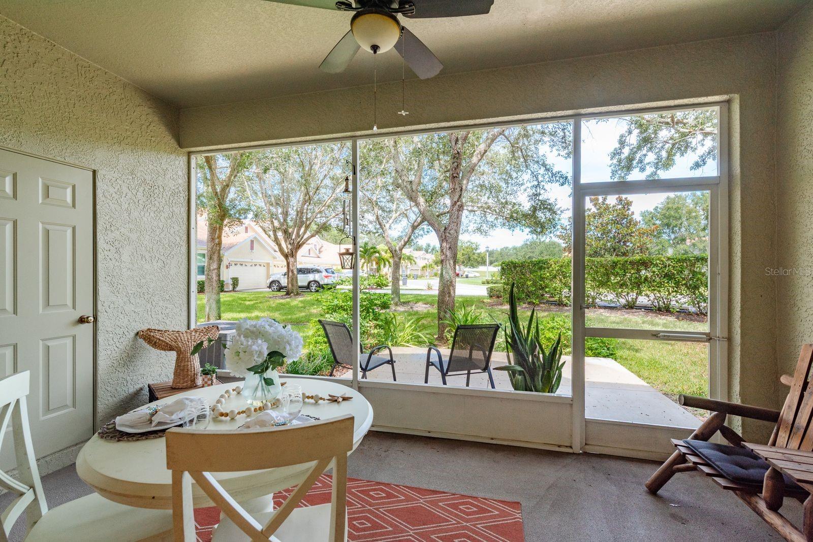 LANAI WITH STORAGE CLOSET