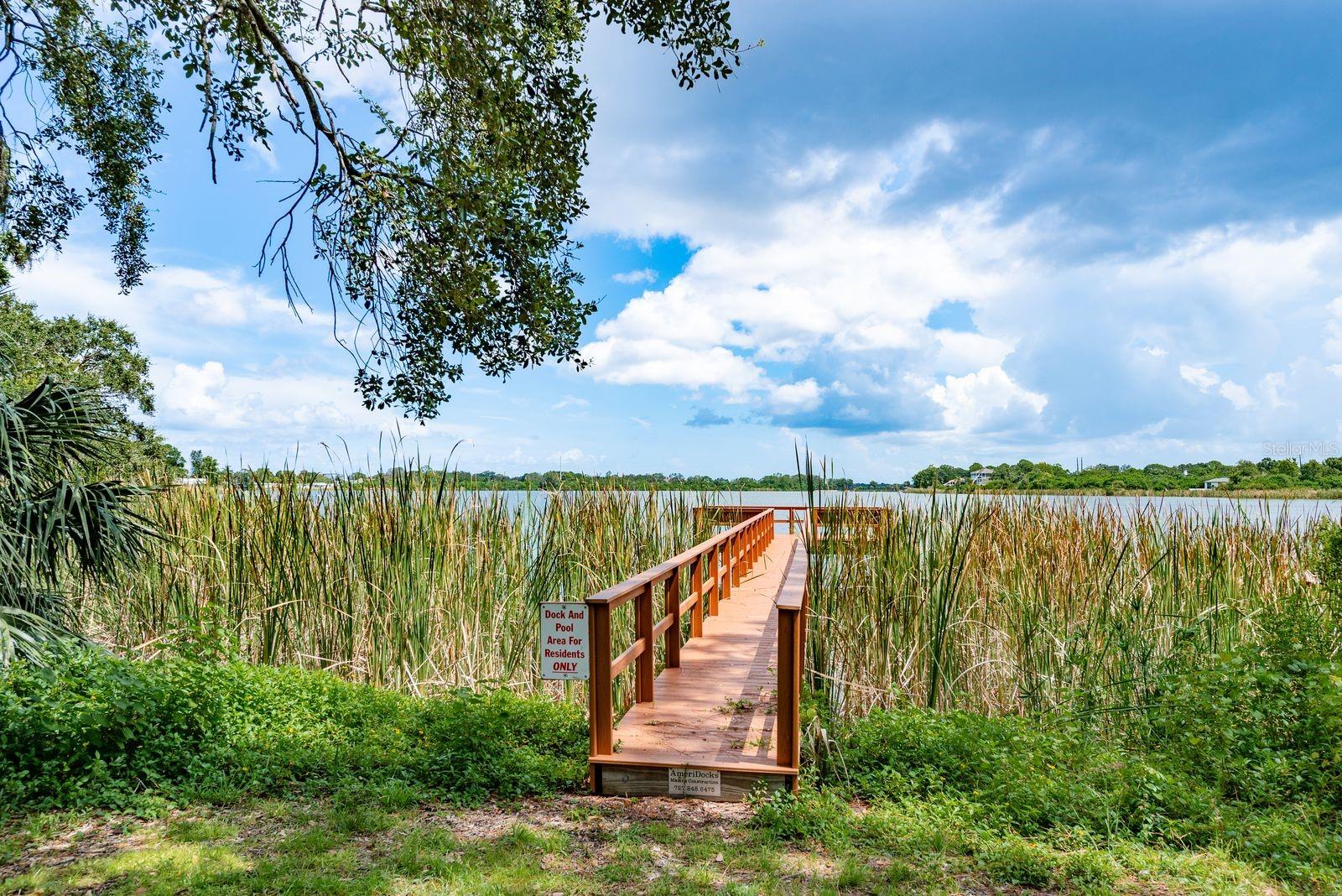PIER OVER THE LAKE