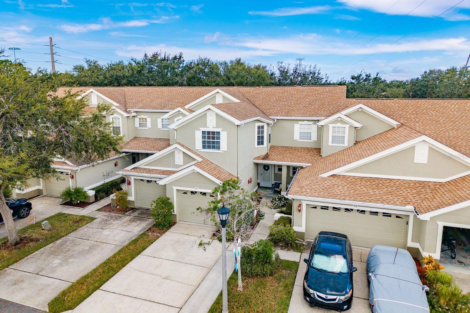 AERIAL VIEW OF HOME