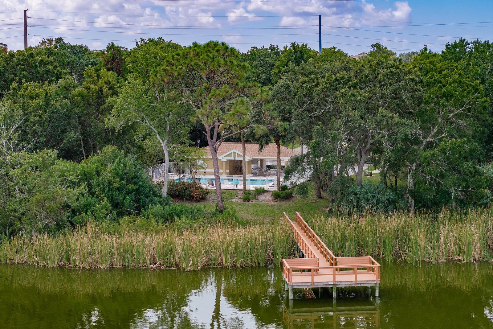 PIER OVER THE LAKE