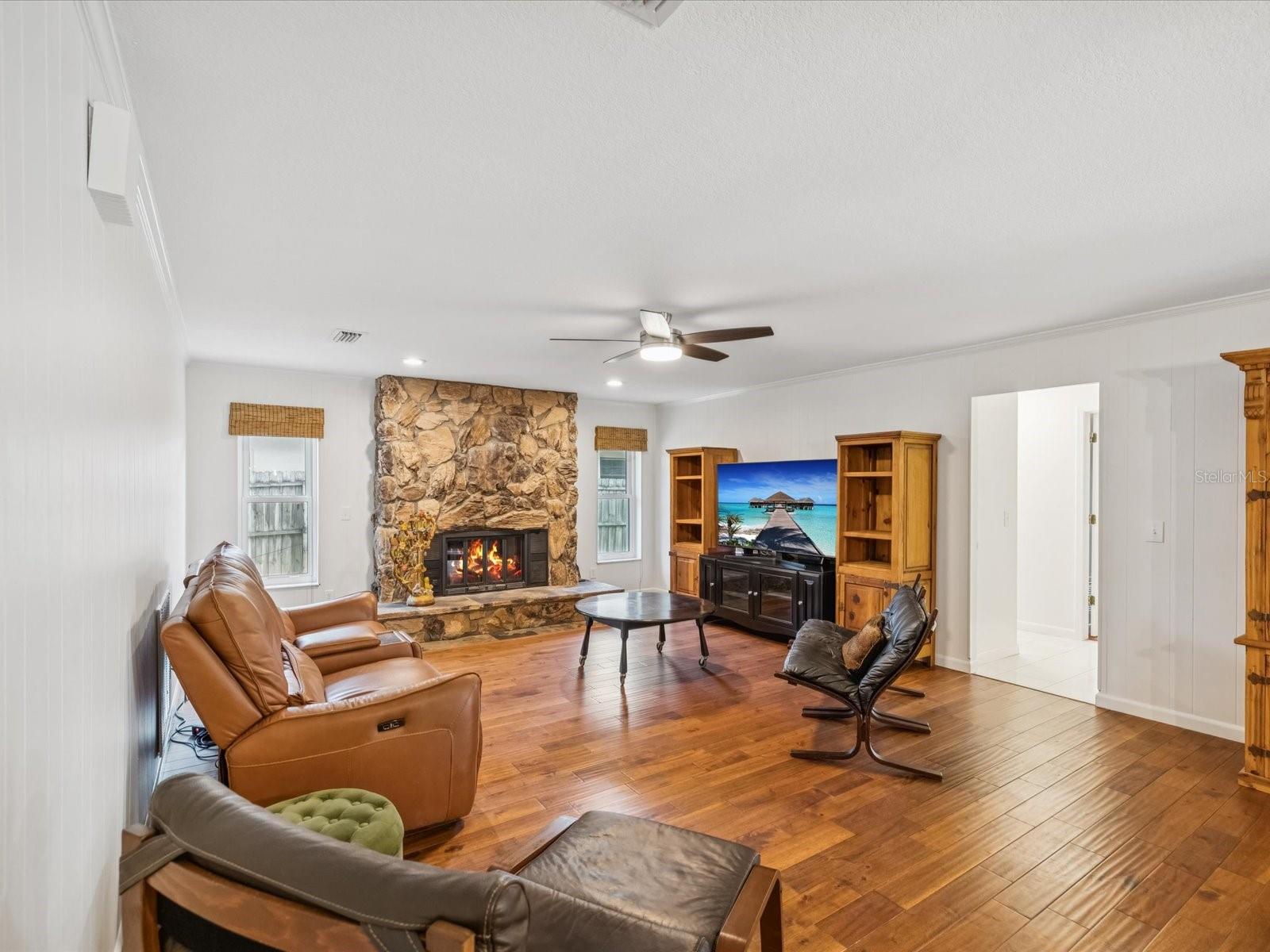 Family Room w/ Fireplace