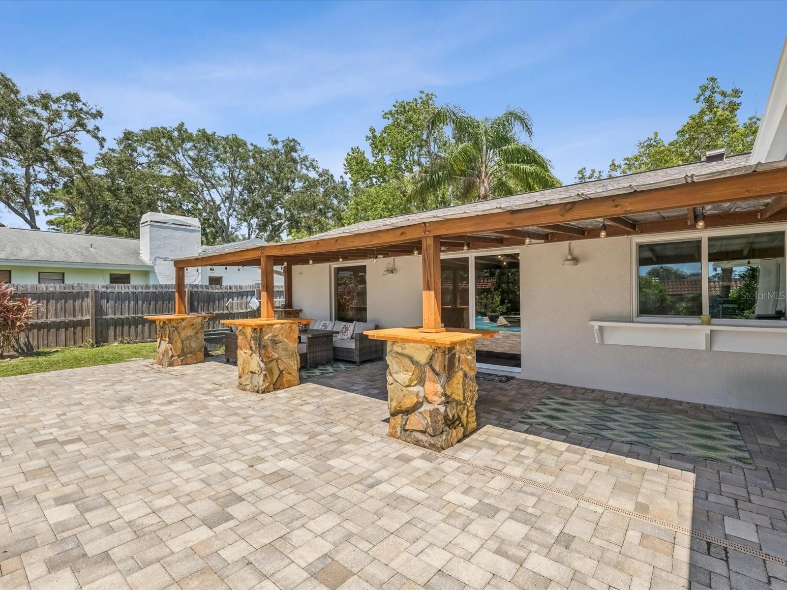 Pool Area w/ Pavers