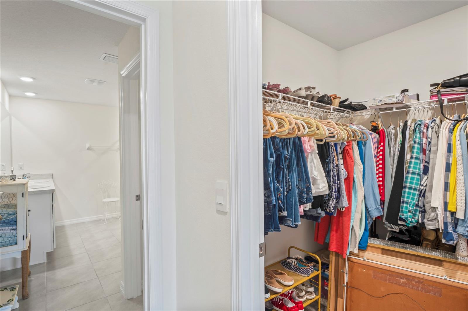 Primary Walk In Closet