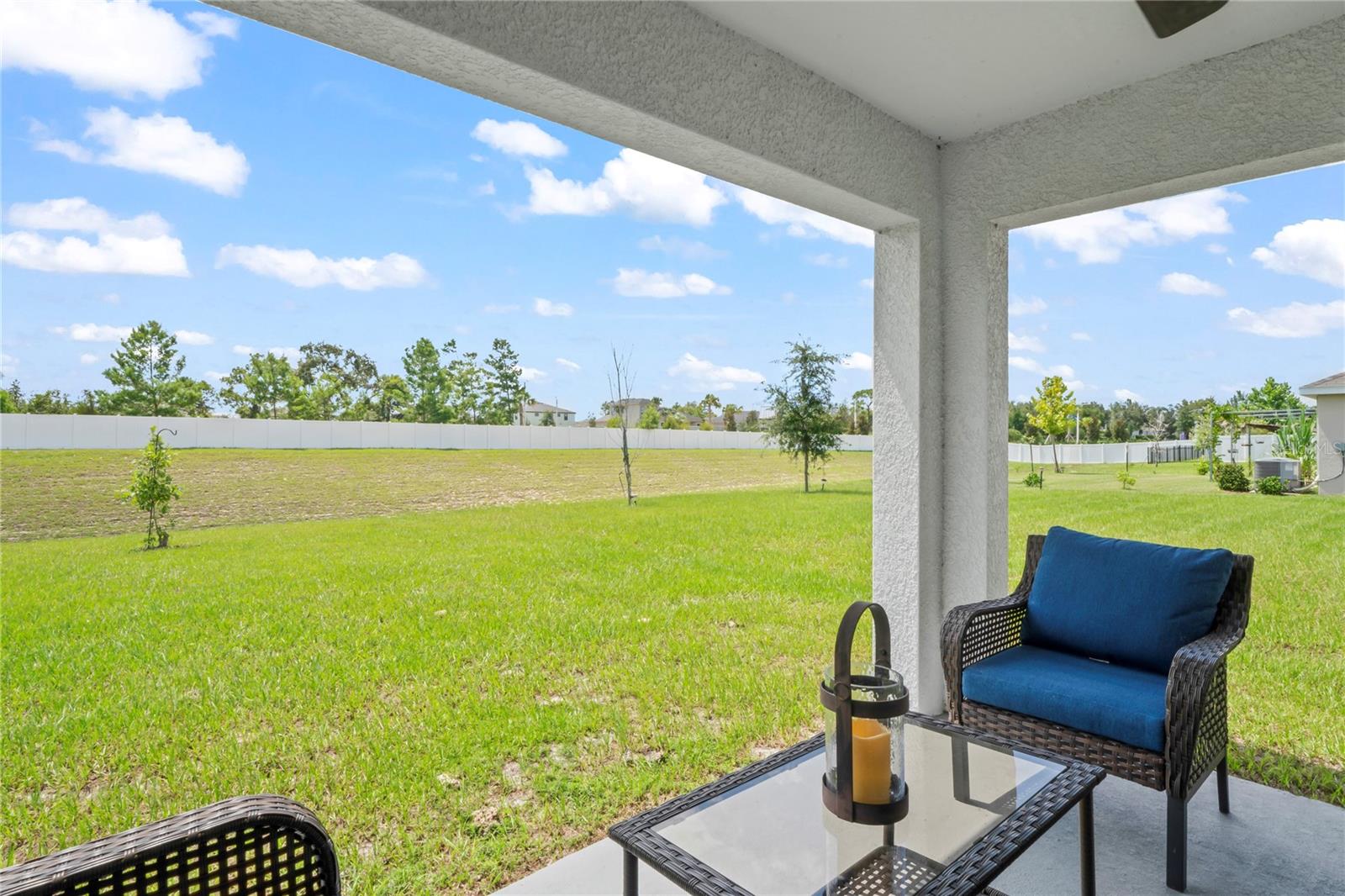 Covered Rear Porch