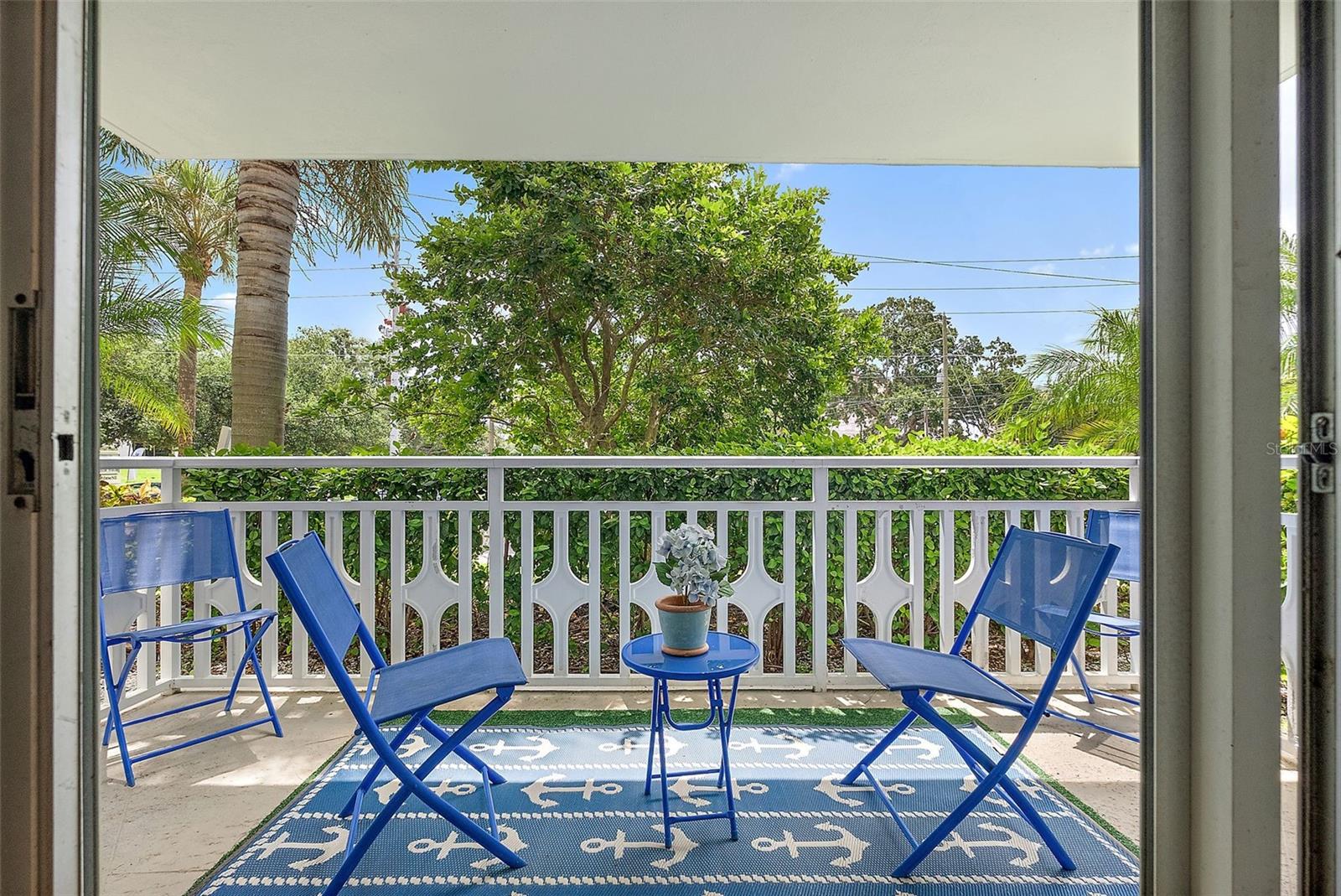 Large private terrace
