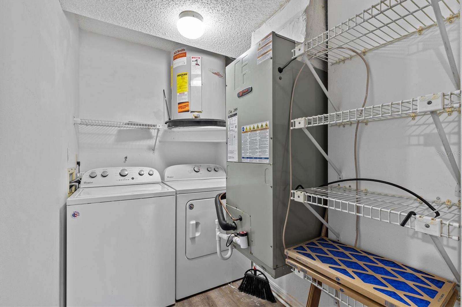 Inside laundry/utility room.
