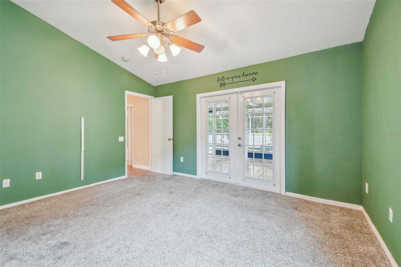 Primary also has access to Florida room