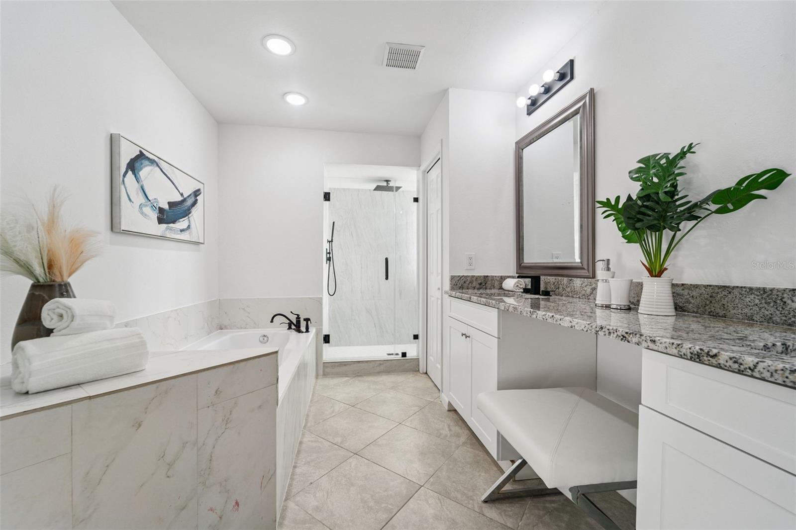 Master Bathroom- completely updated