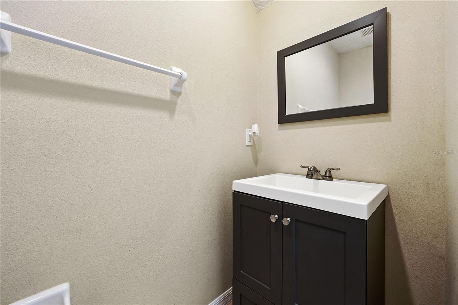 Downstairs half bath