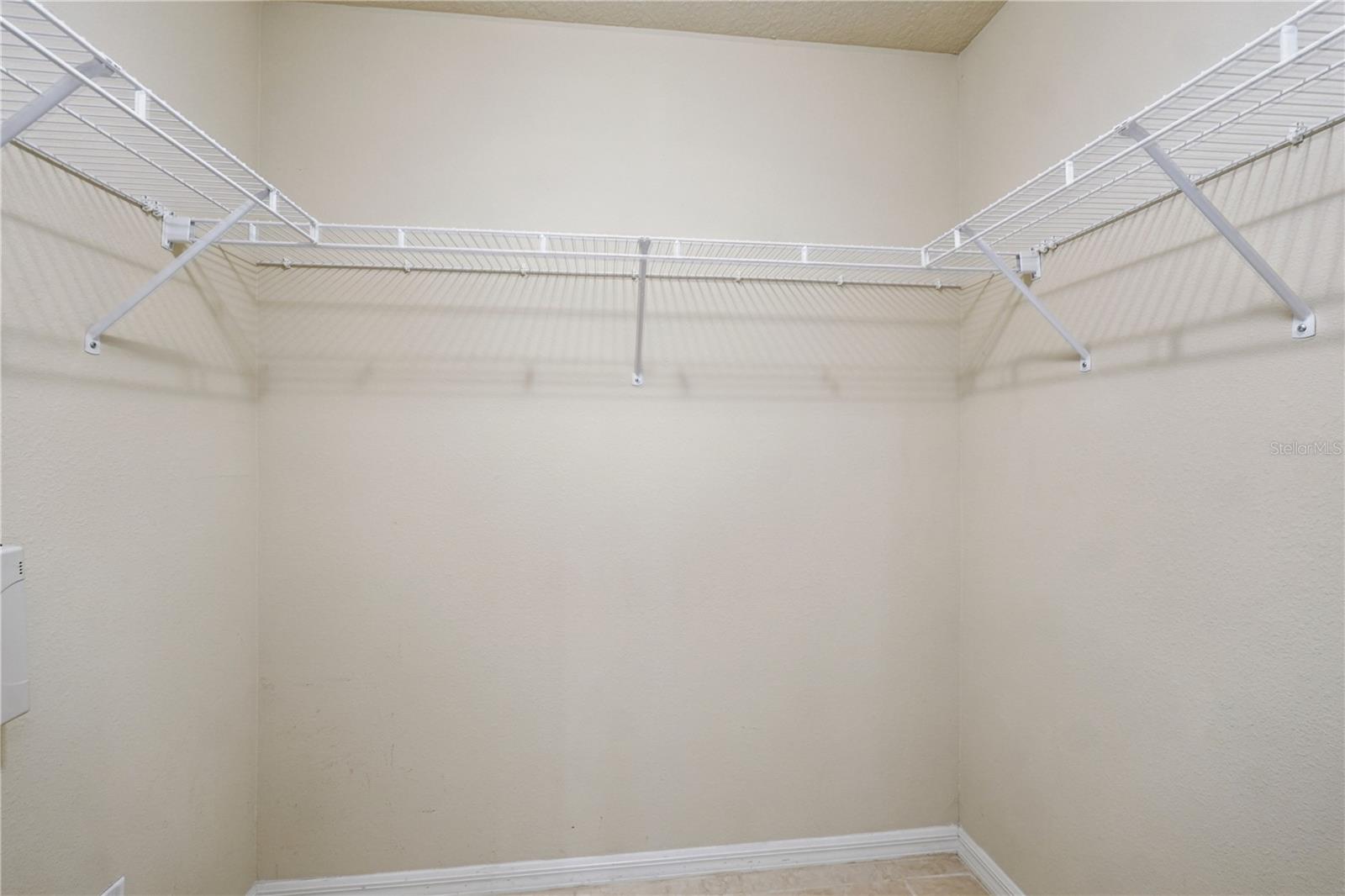 Primary bedroom walk-in second closet