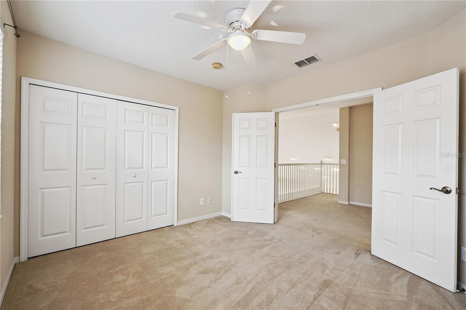 Bedroom 3 with double doors