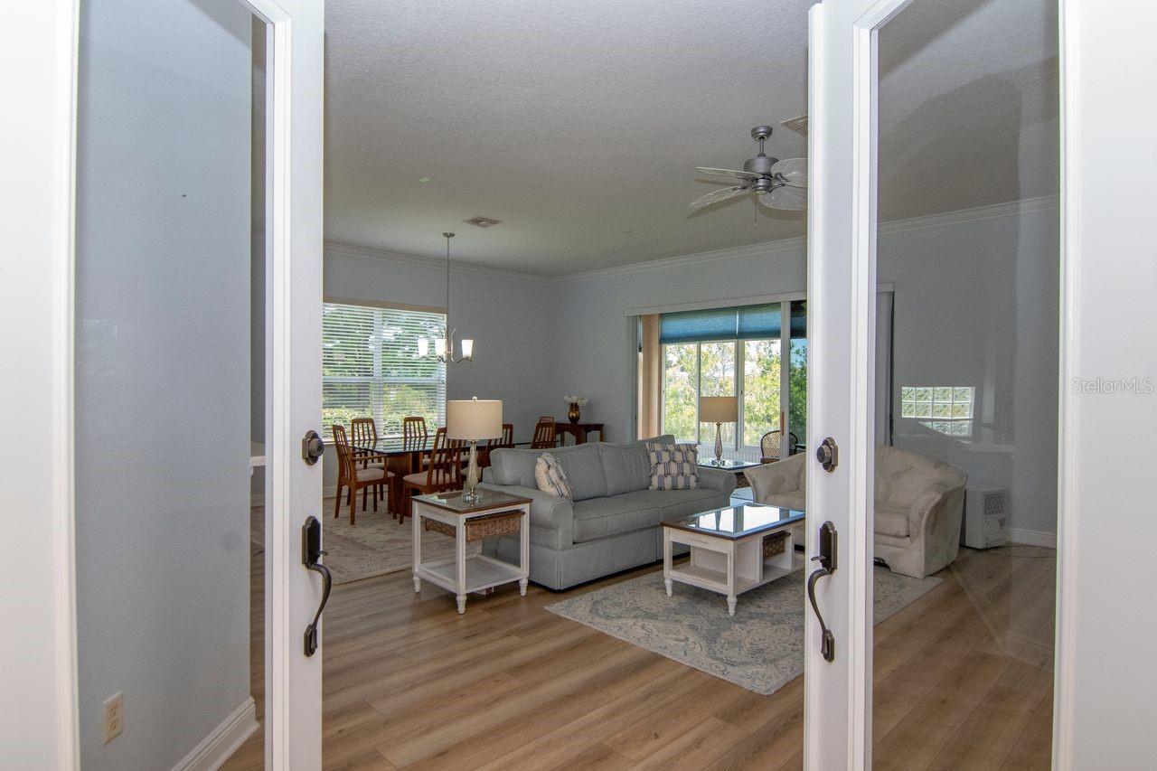 Entry to main living from courtyard