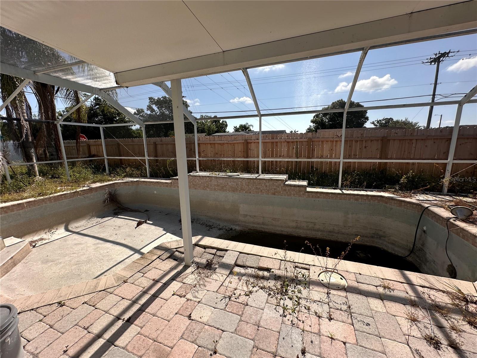 Huge Pool and new backyard fence
