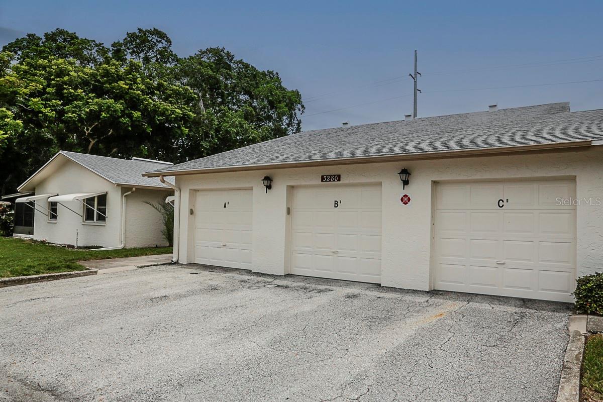 your own garage with extra storage room inside