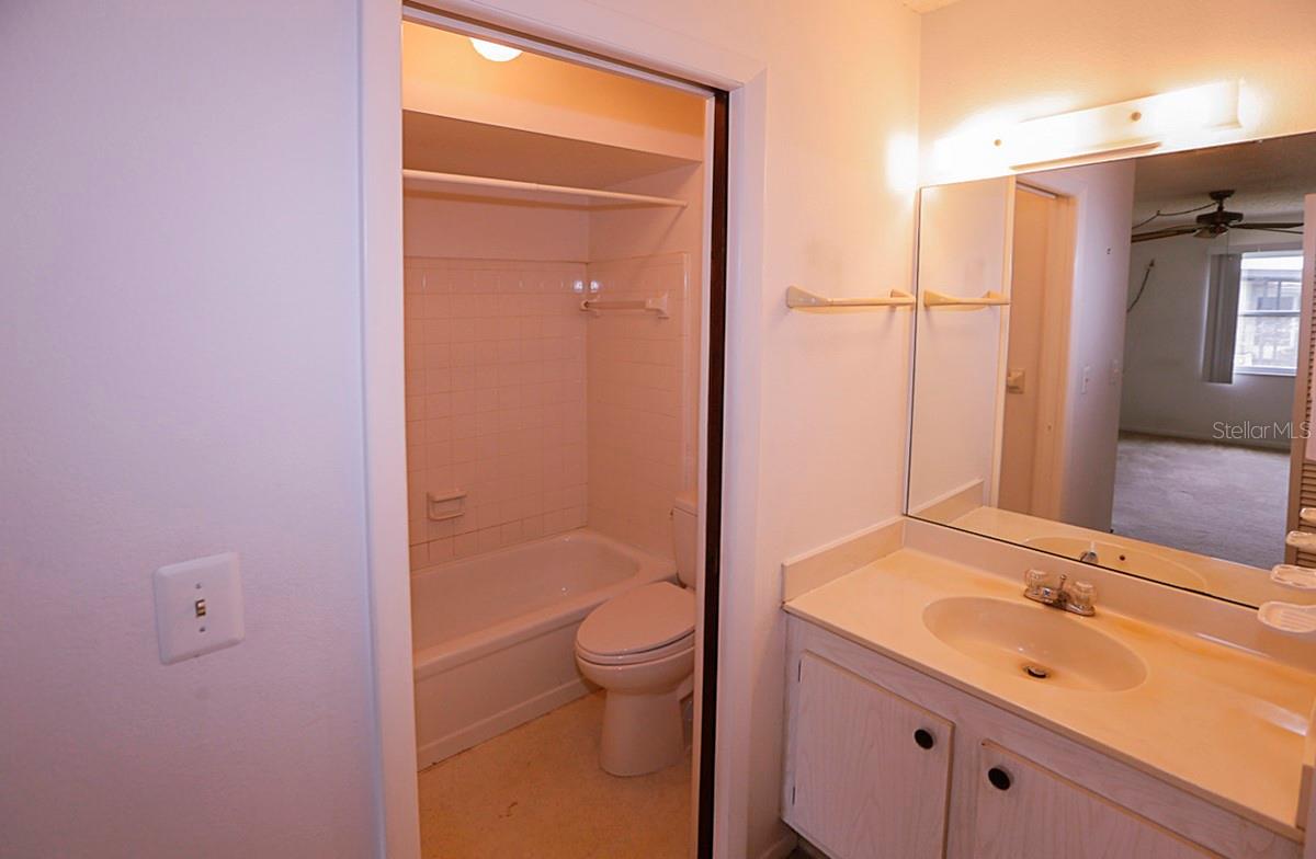 sliding door gives easy access