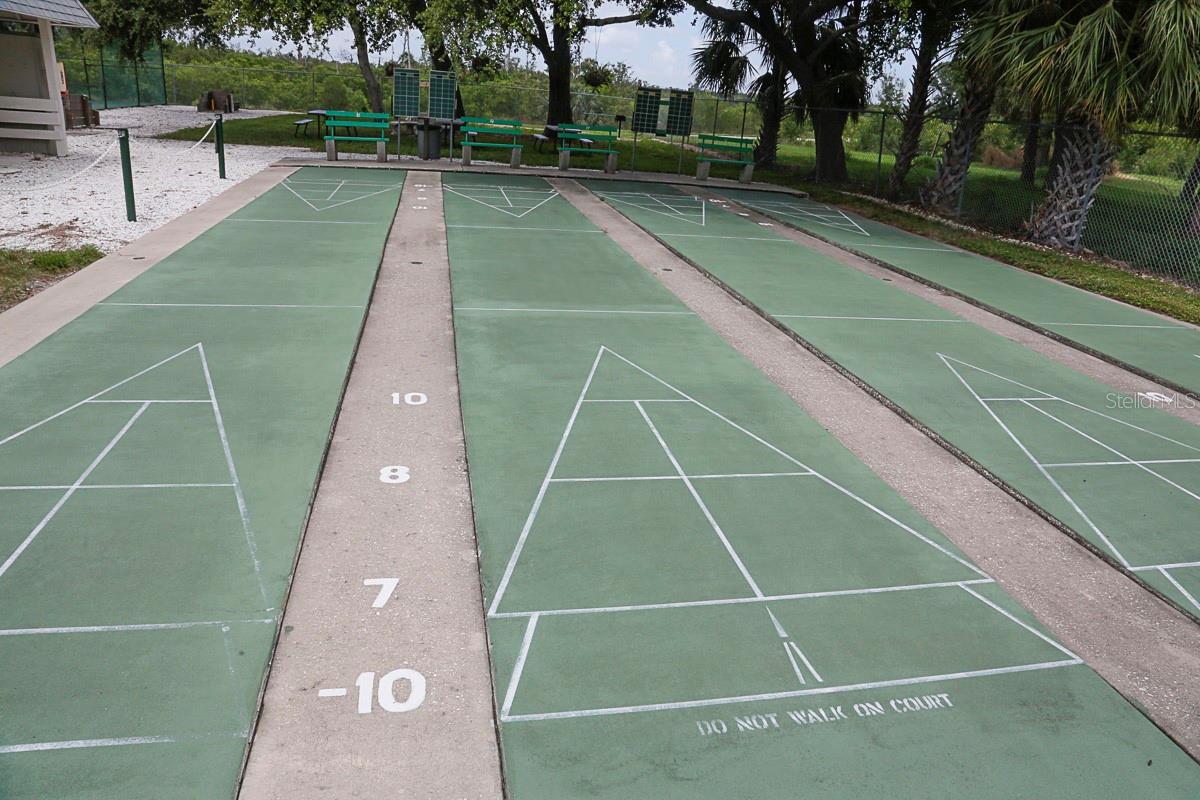 shuffleboard courts