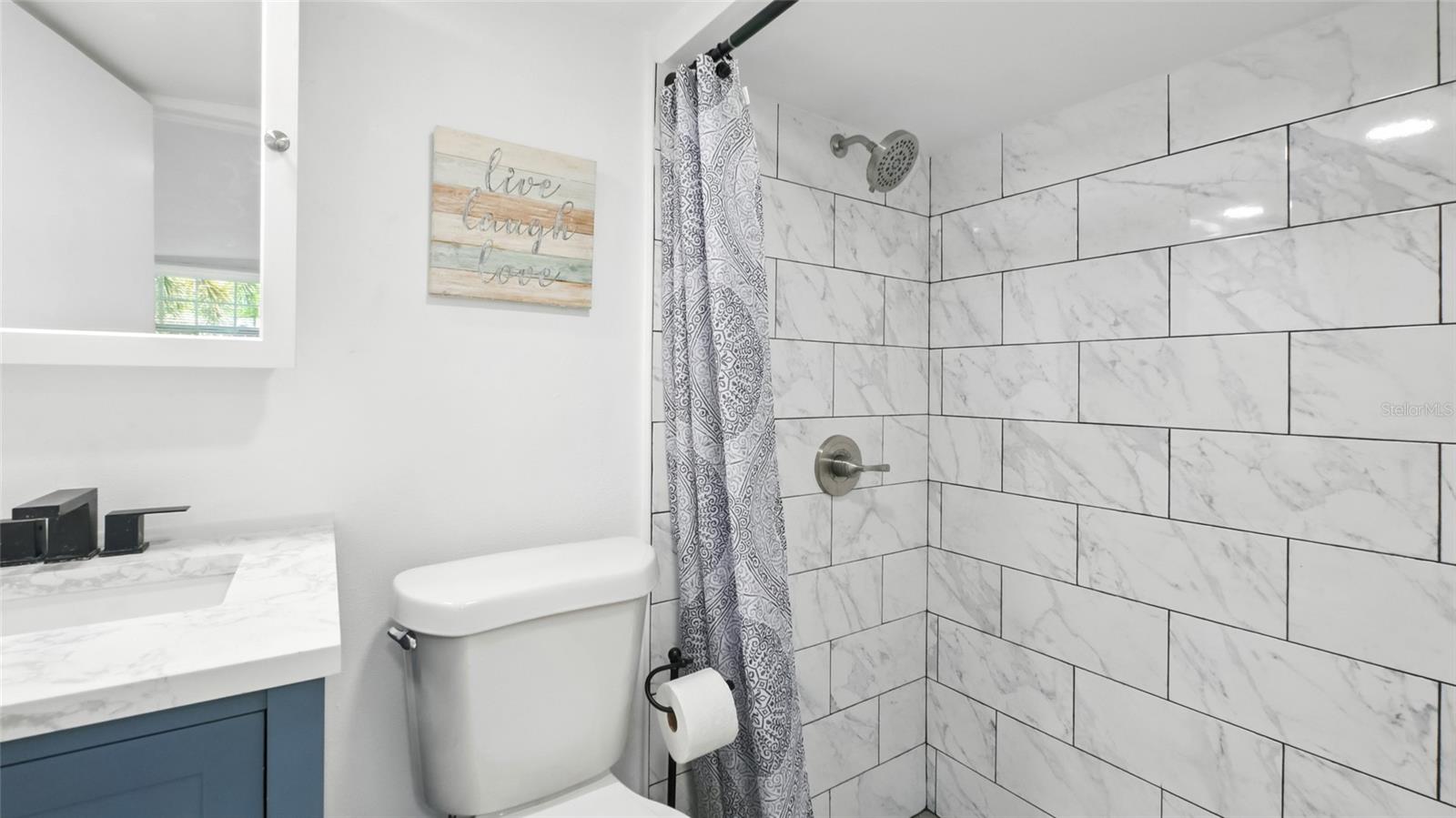 Rear unit bathroom