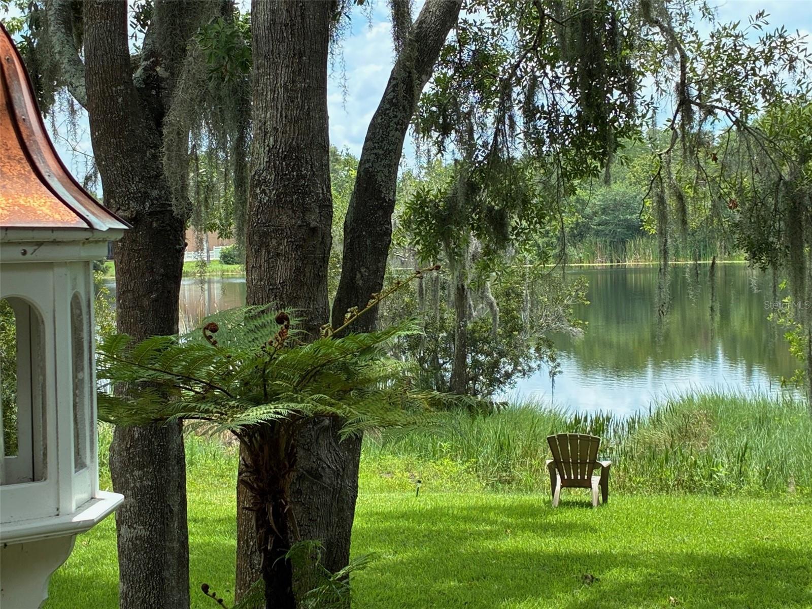 Natural spring-fed lake