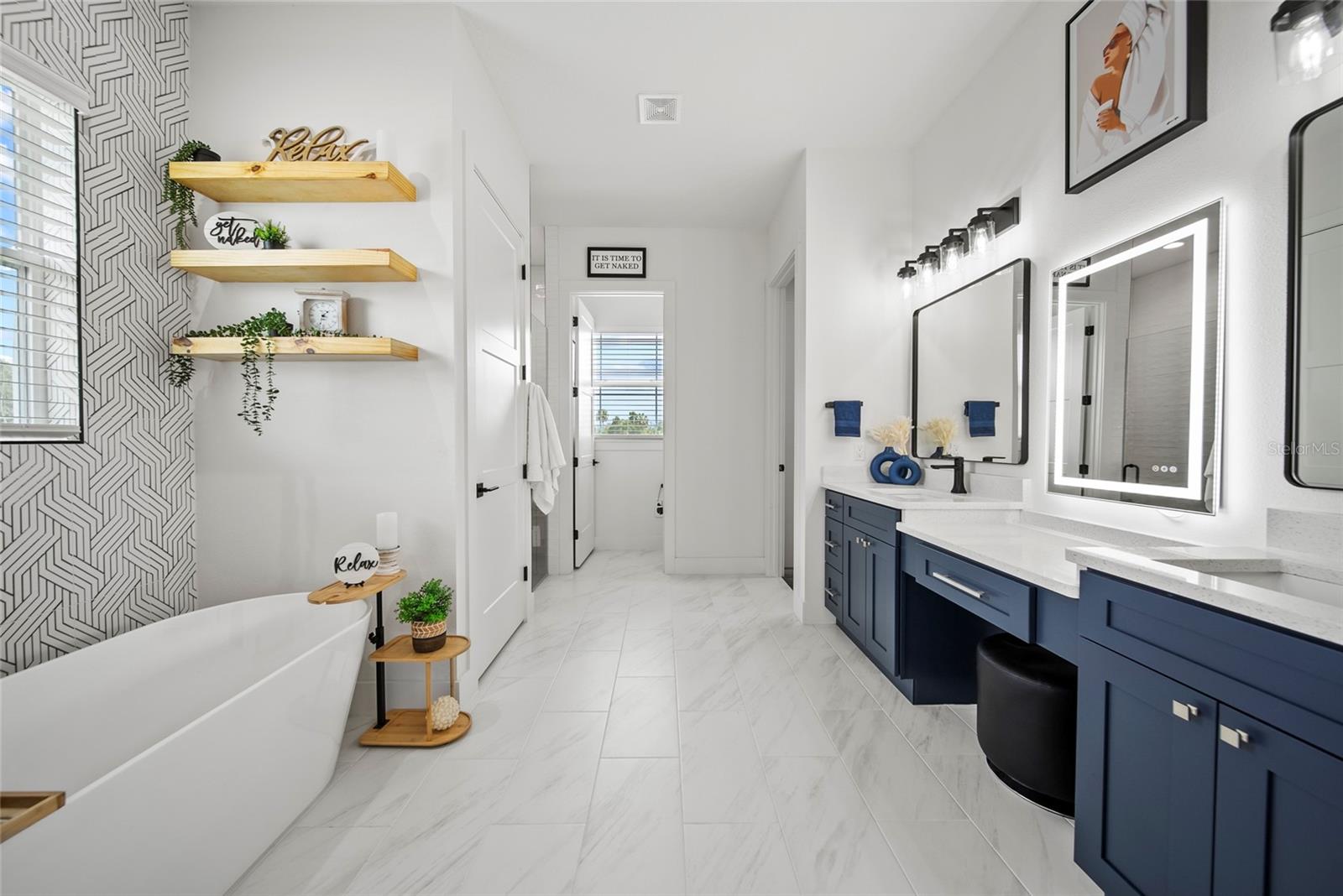 primary bathroom