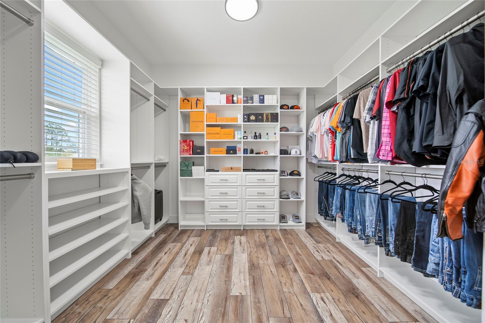 11x17 custom built primary closet