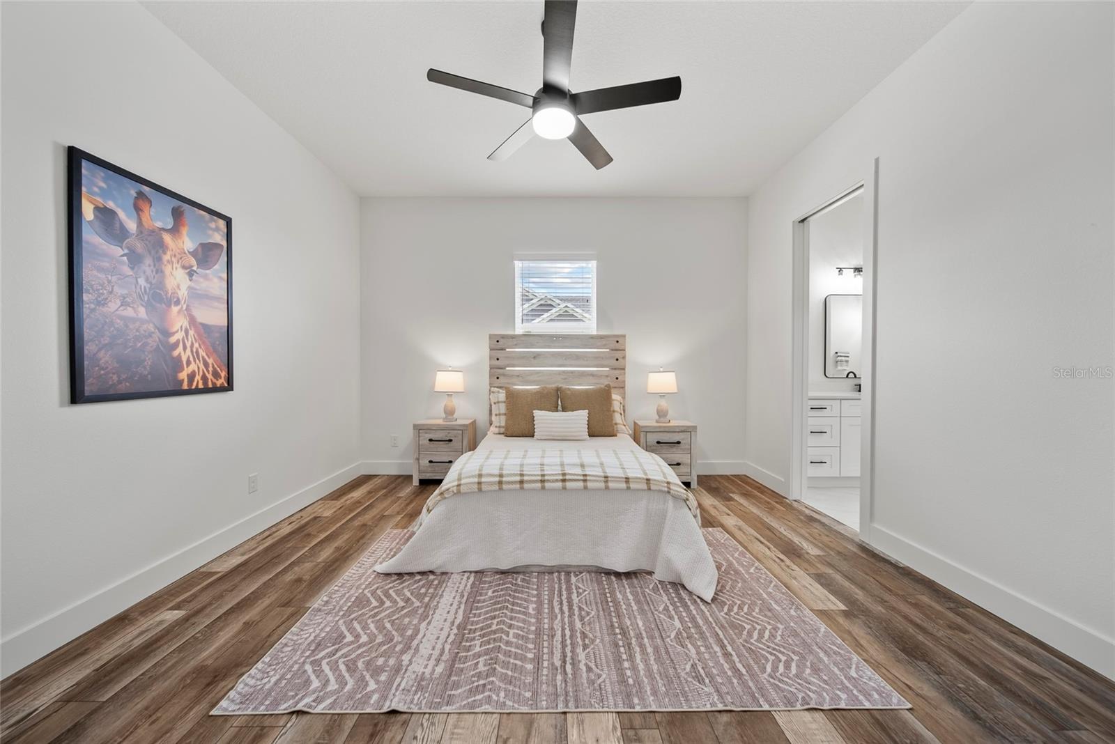 bedroom 2 with walk in closet