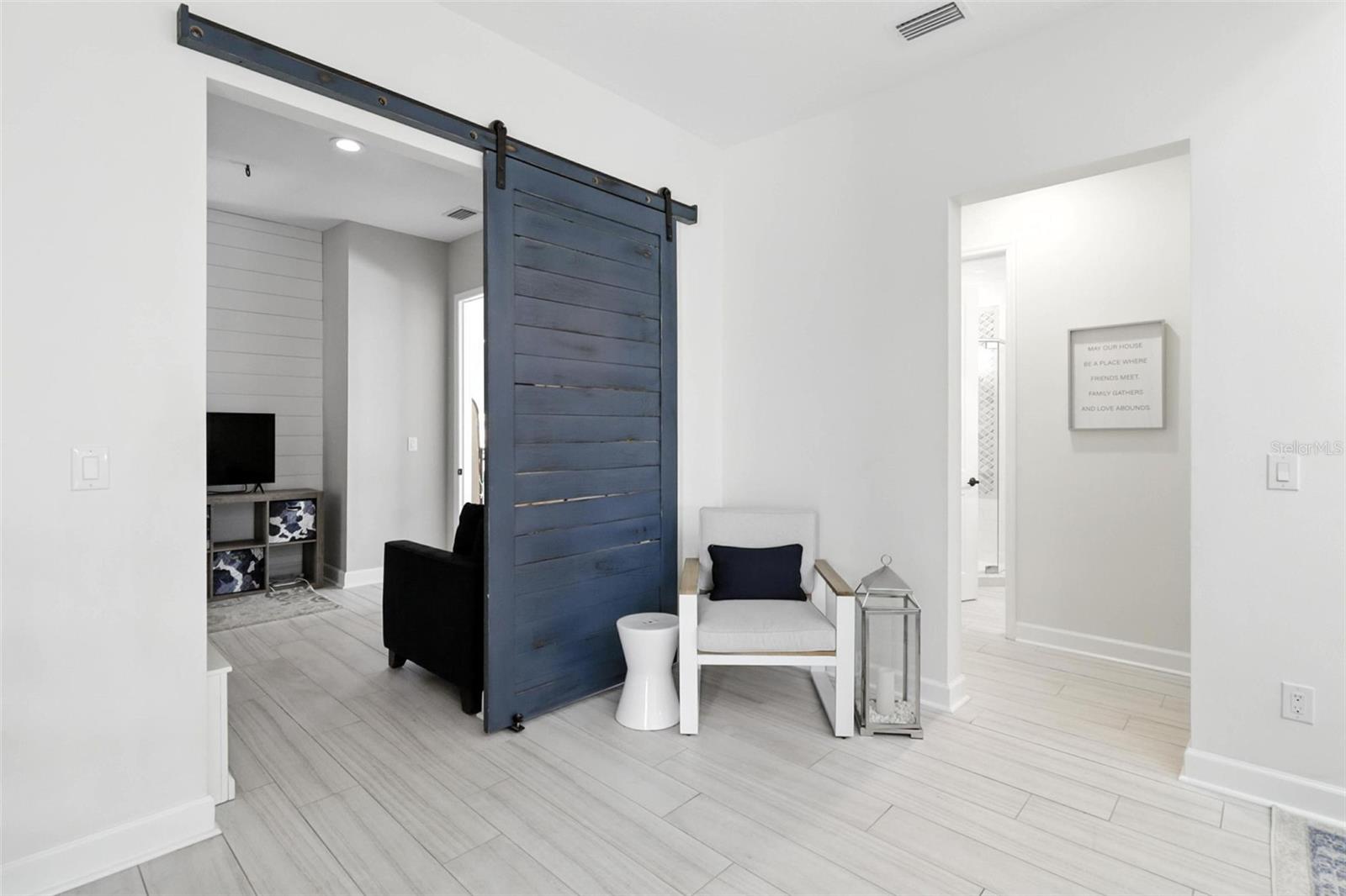 Entrance to Entertainment Room