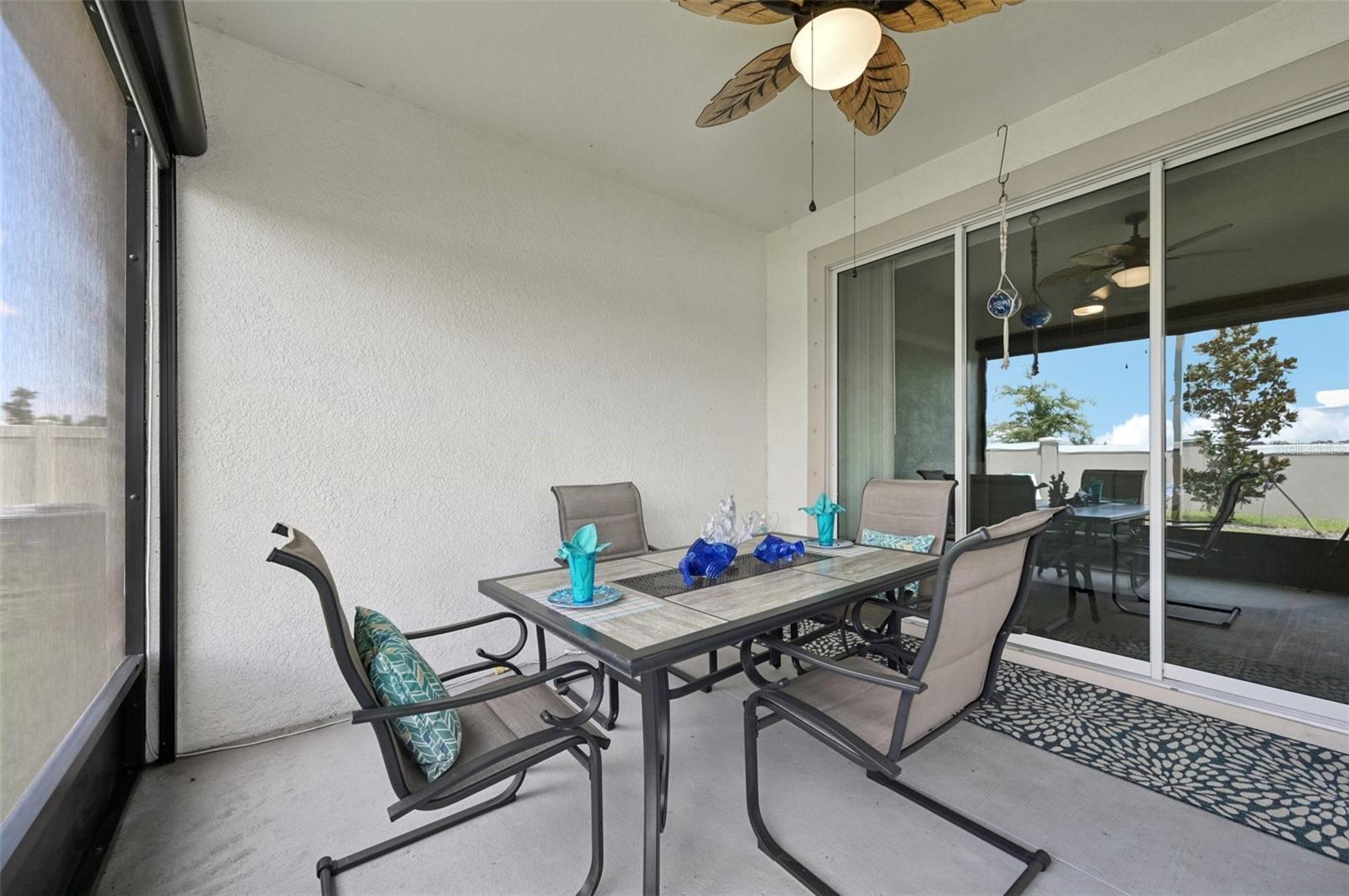 Enjoy dinners on the patio