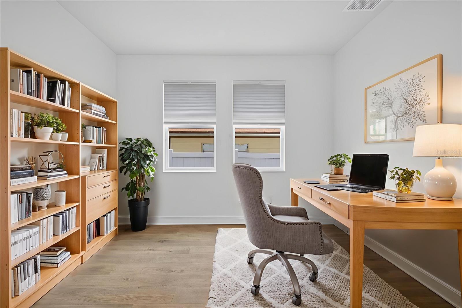Virtually Staged - Office / 5th bedroom