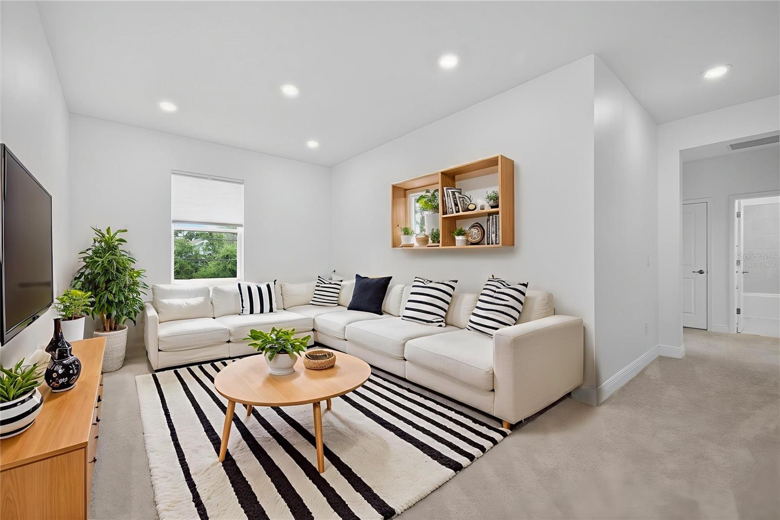 Virtually Staged - Upstairs Bonus Room